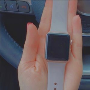 Rose gold Apple Watch